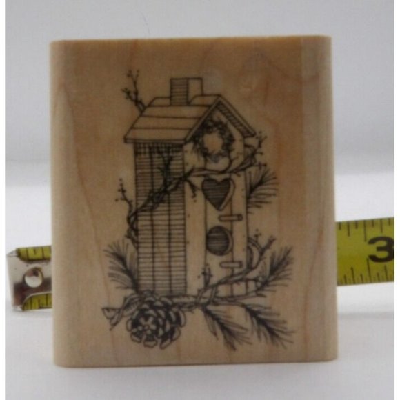 Stamps Set Nature's Christmas Stampin' Up! Set of 7 with box © 1997 - Picture 15 of 16